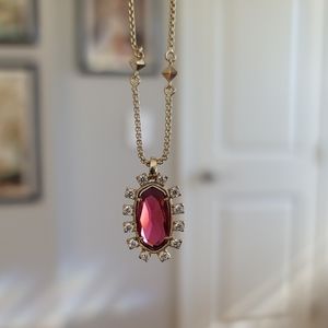 Kendra Scott Brett Necklace Ruby